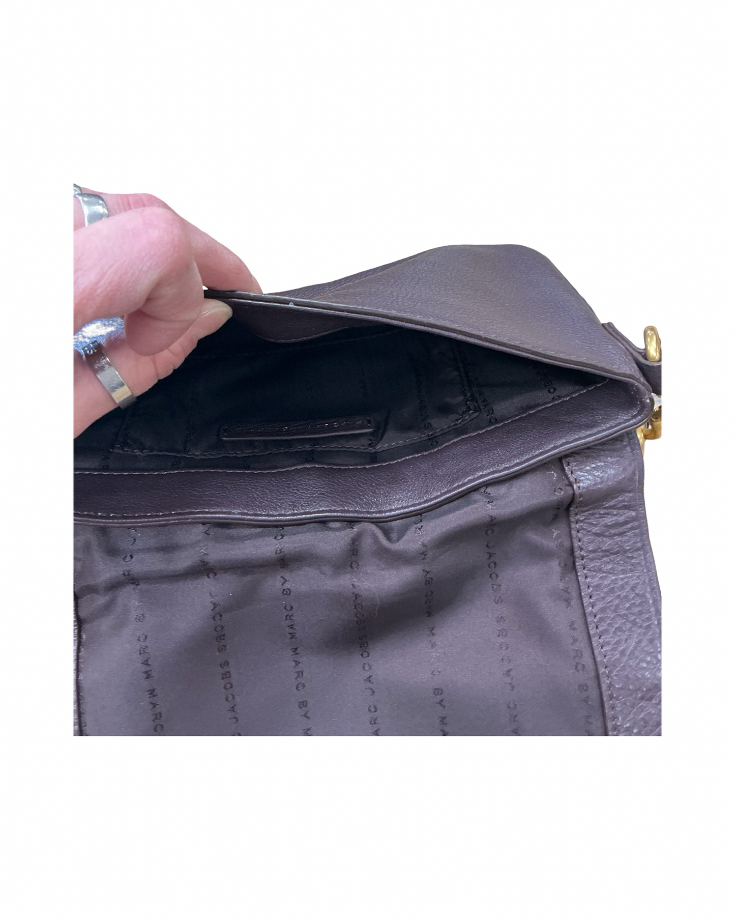 Crossbody Designer By Marc By Marc Jacobs In Brown, Size:Medium