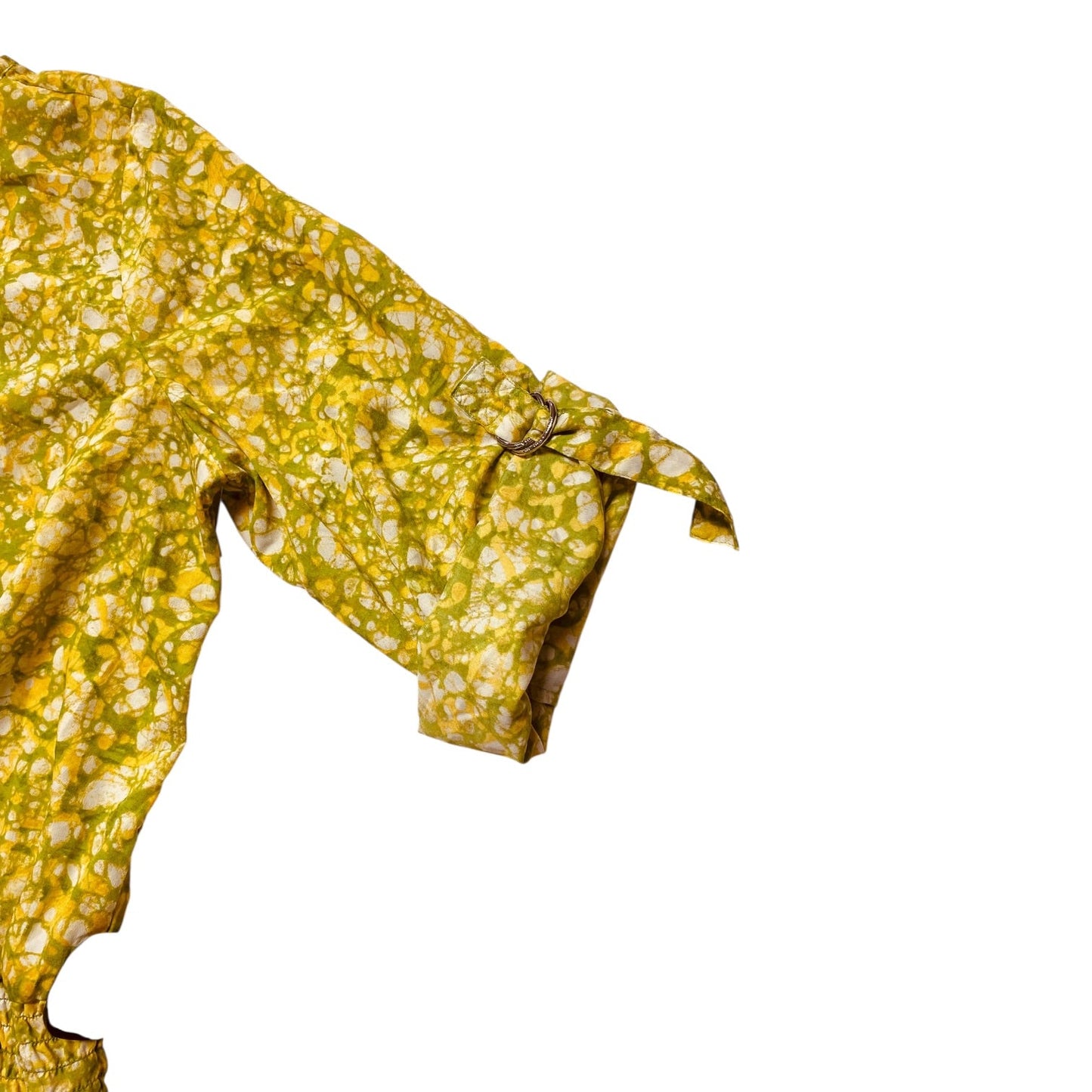 Top Ls By Michael By Michael Kors In Green & Yellow, Size:Xl