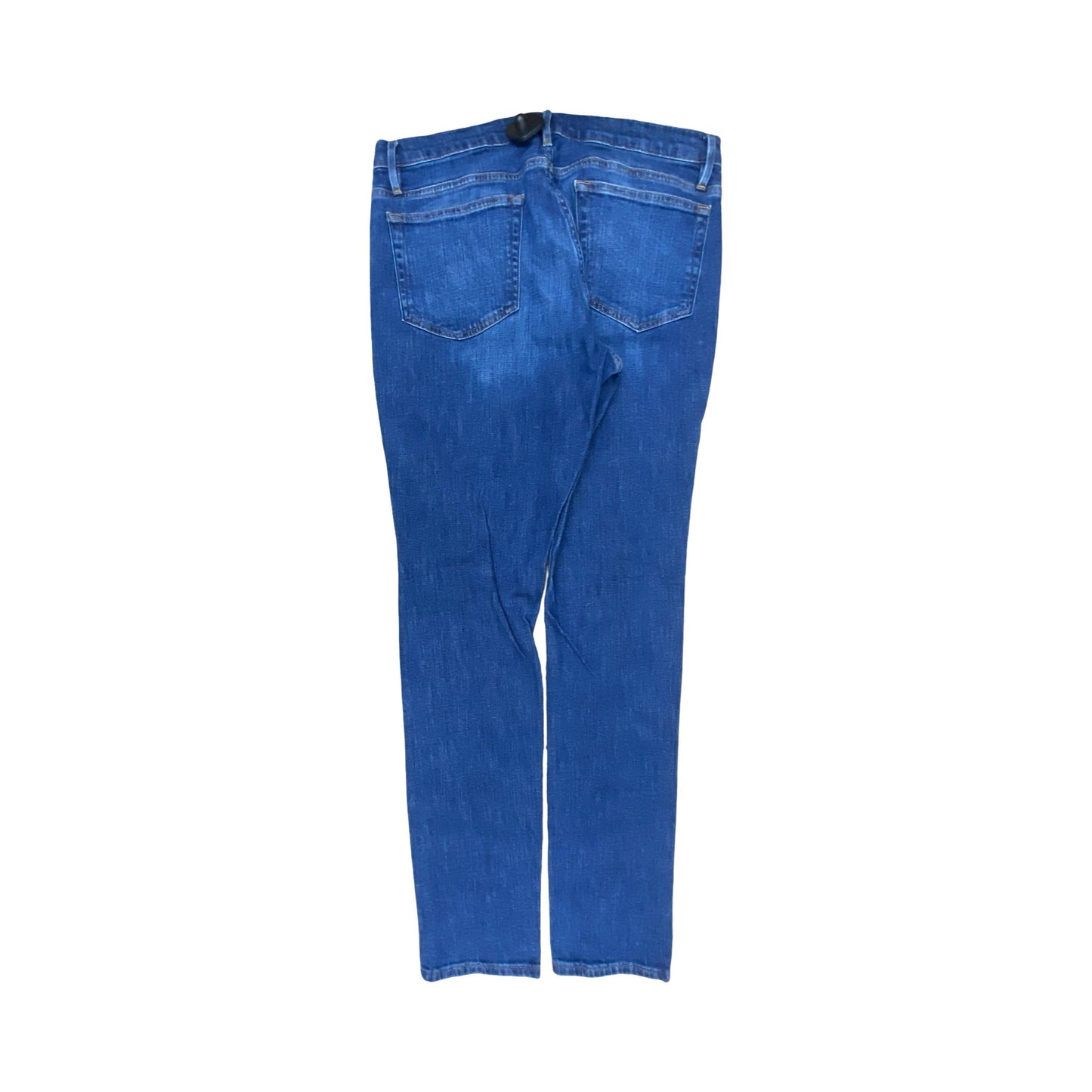 Jeans Skinny By Frame In Blue Denim, Size:16