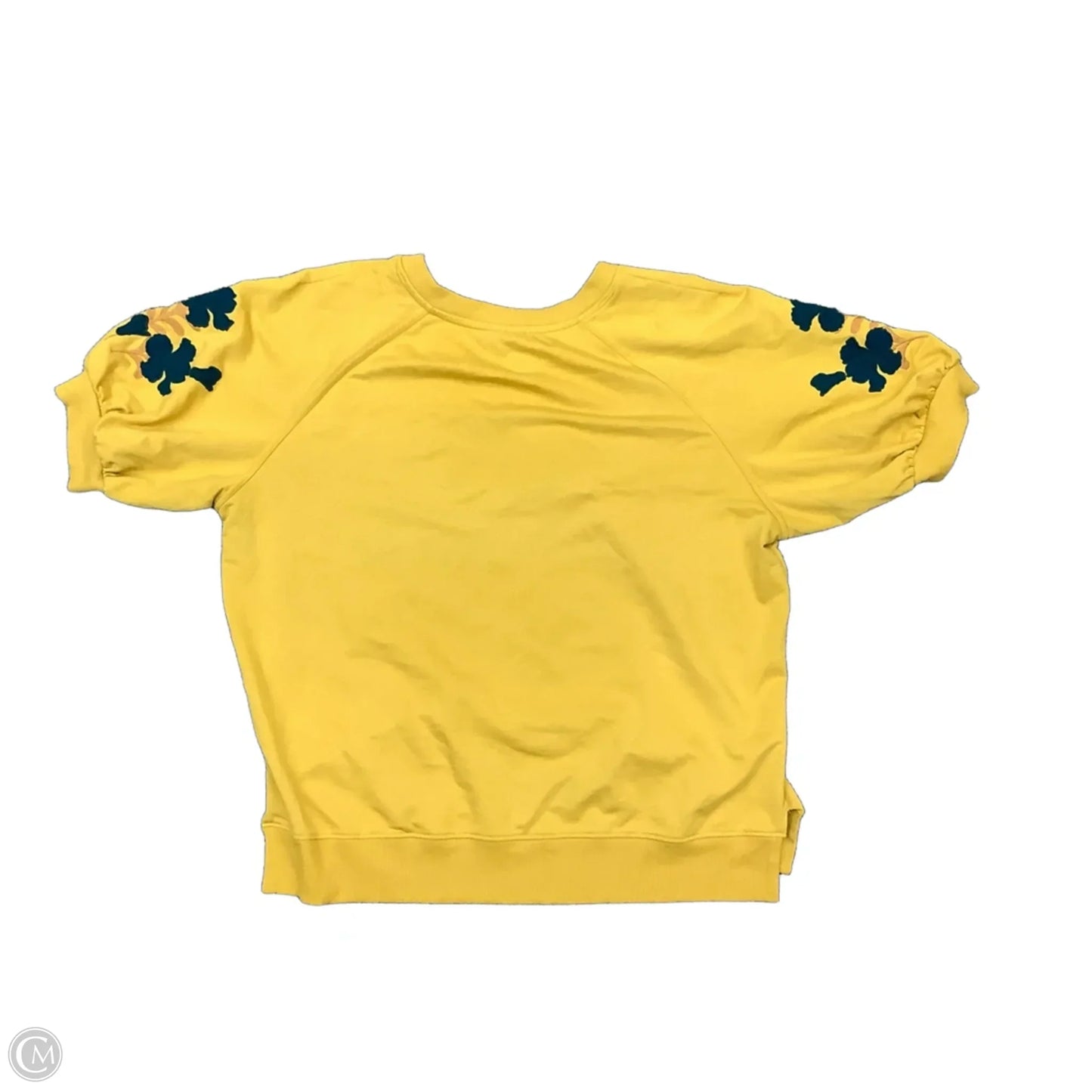 Top Short Sleeve By Cato In Yellow, Size: L