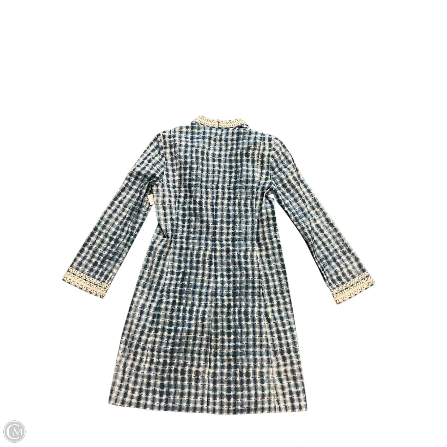 Dress Designer By Tory Burch In Blue & White, Size: 4