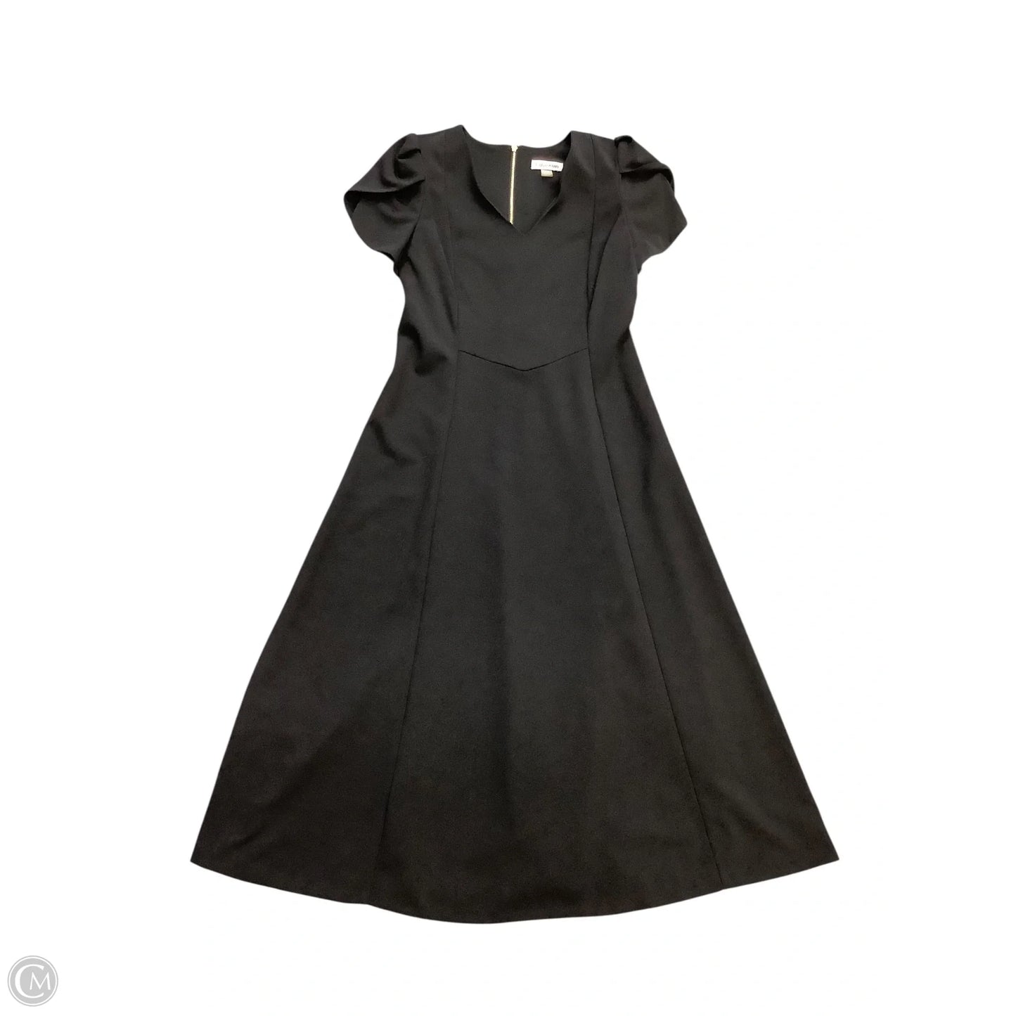 Dress Party Midi By Calvin Klein In Black, Size: 6