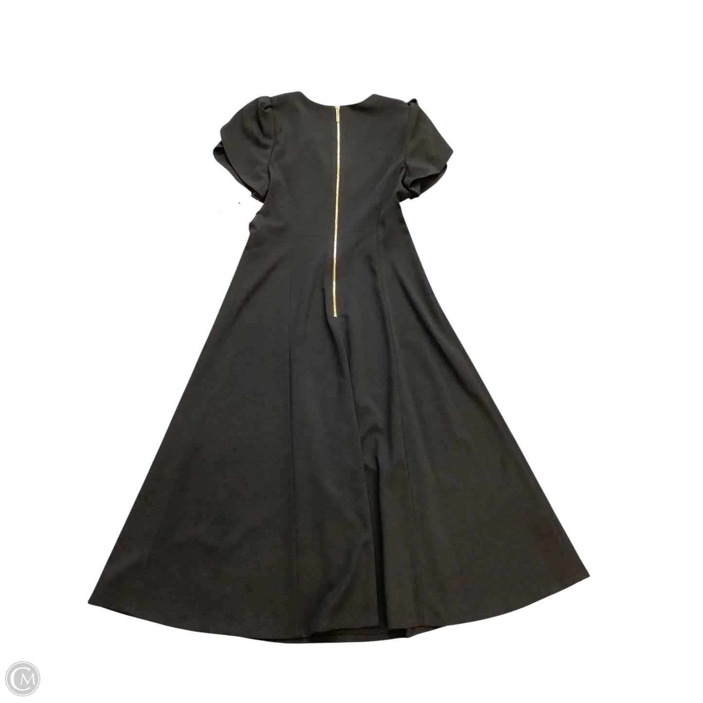 Dress Party Midi By Calvin Klein In Black, Size: 6