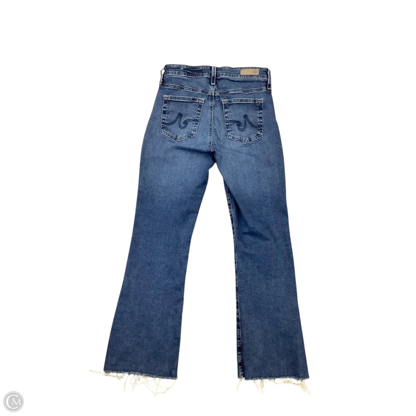 Jeans Straight By Adriano Goldschmied In Blue Denim, Size: 4
