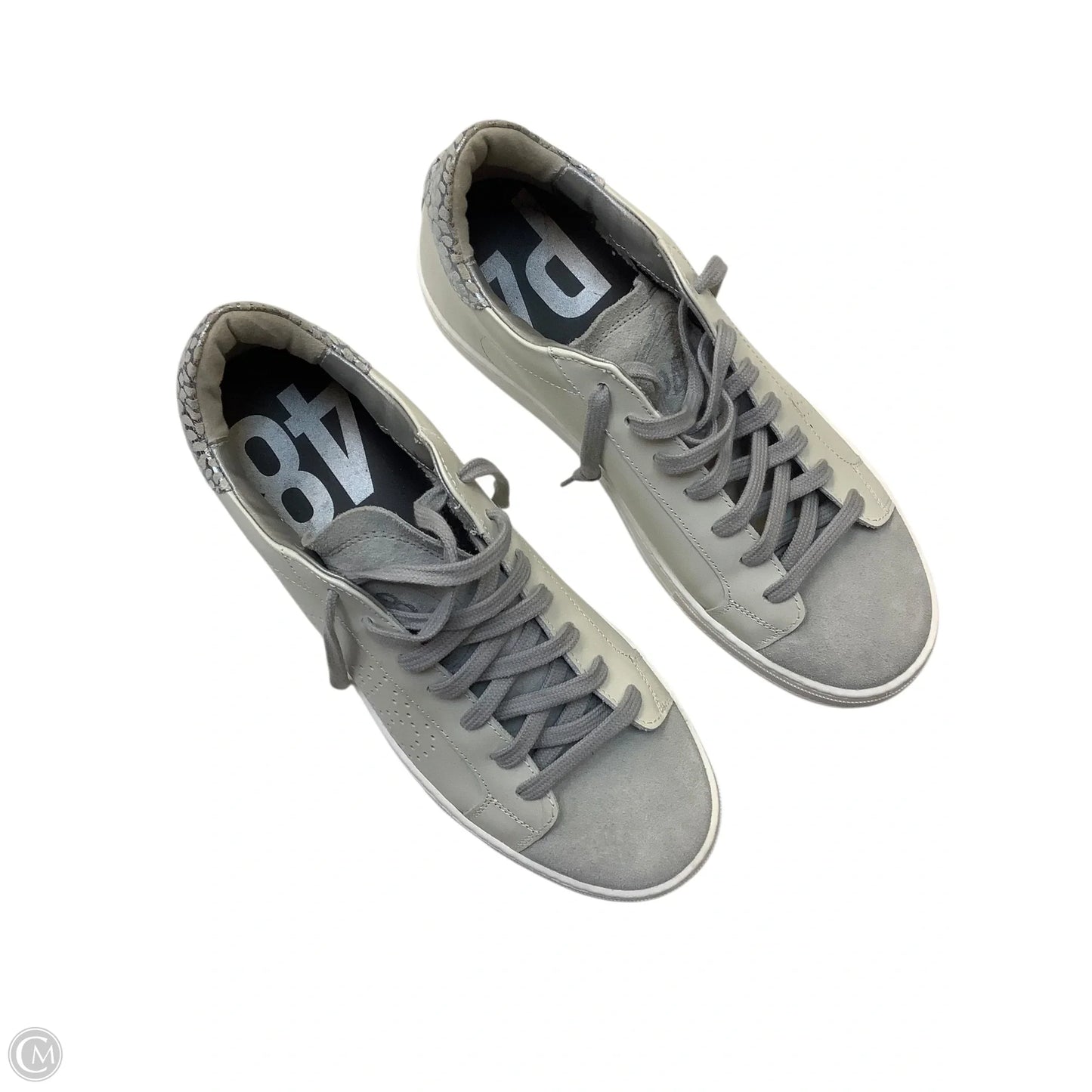 Shoes Sneakers By P448 In Grey, Size: 10