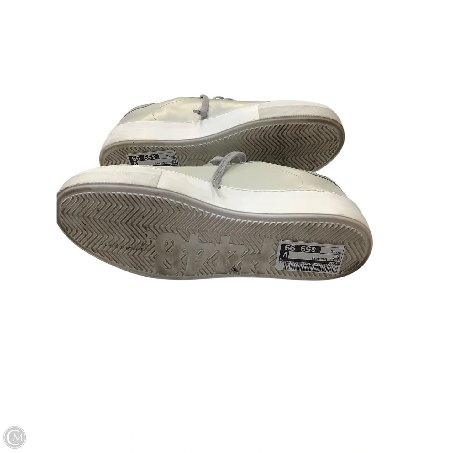 Shoes Sneakers By P448 In Grey, Size: 10