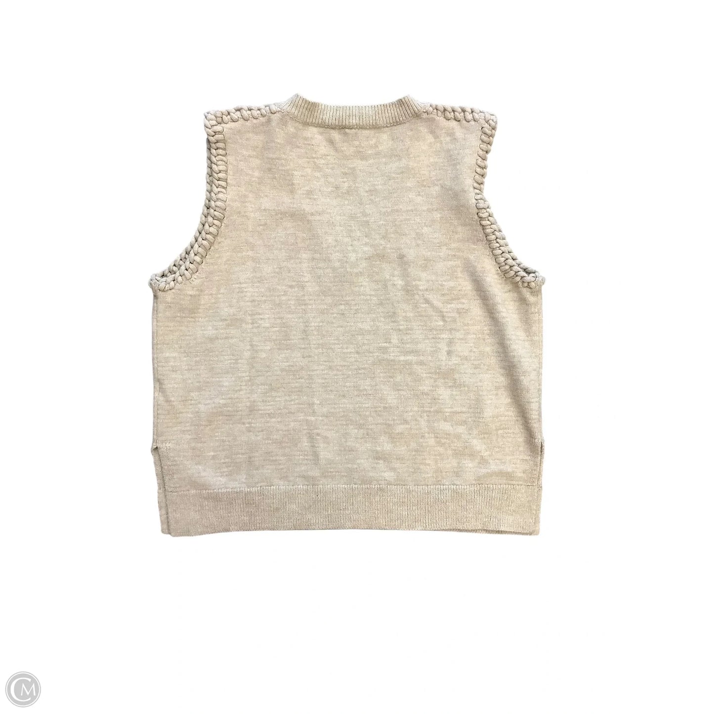 Vest Sweater By Wishlist In Tan, Size: S