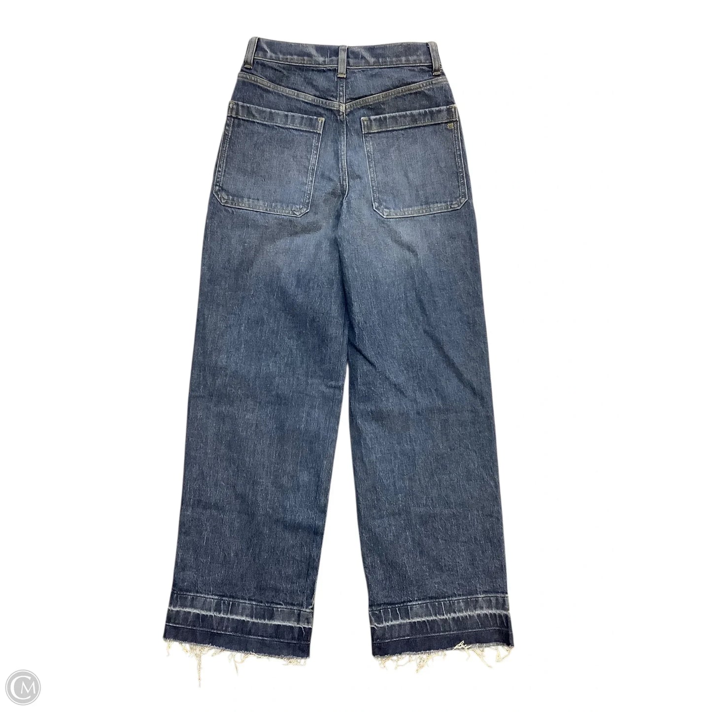Jeans Wide Leg By Madewell In Blue Denim, Size: 4(26)