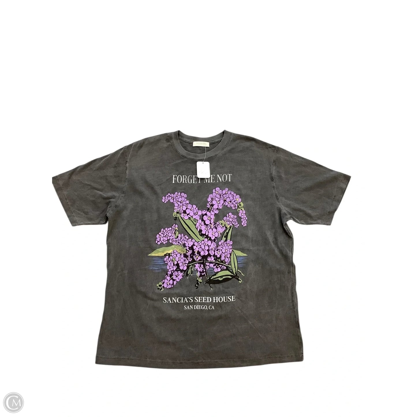 Top Short Sleeve By Free People In Grey, Size: L