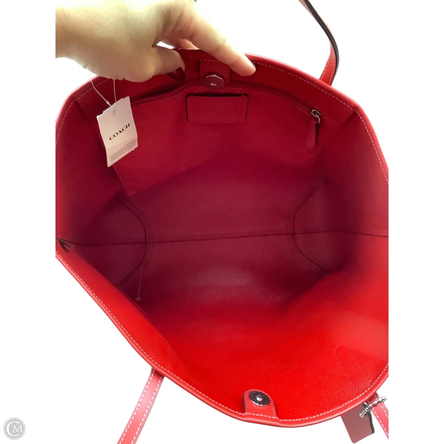 Handbag Designer By Coach, Size: Large