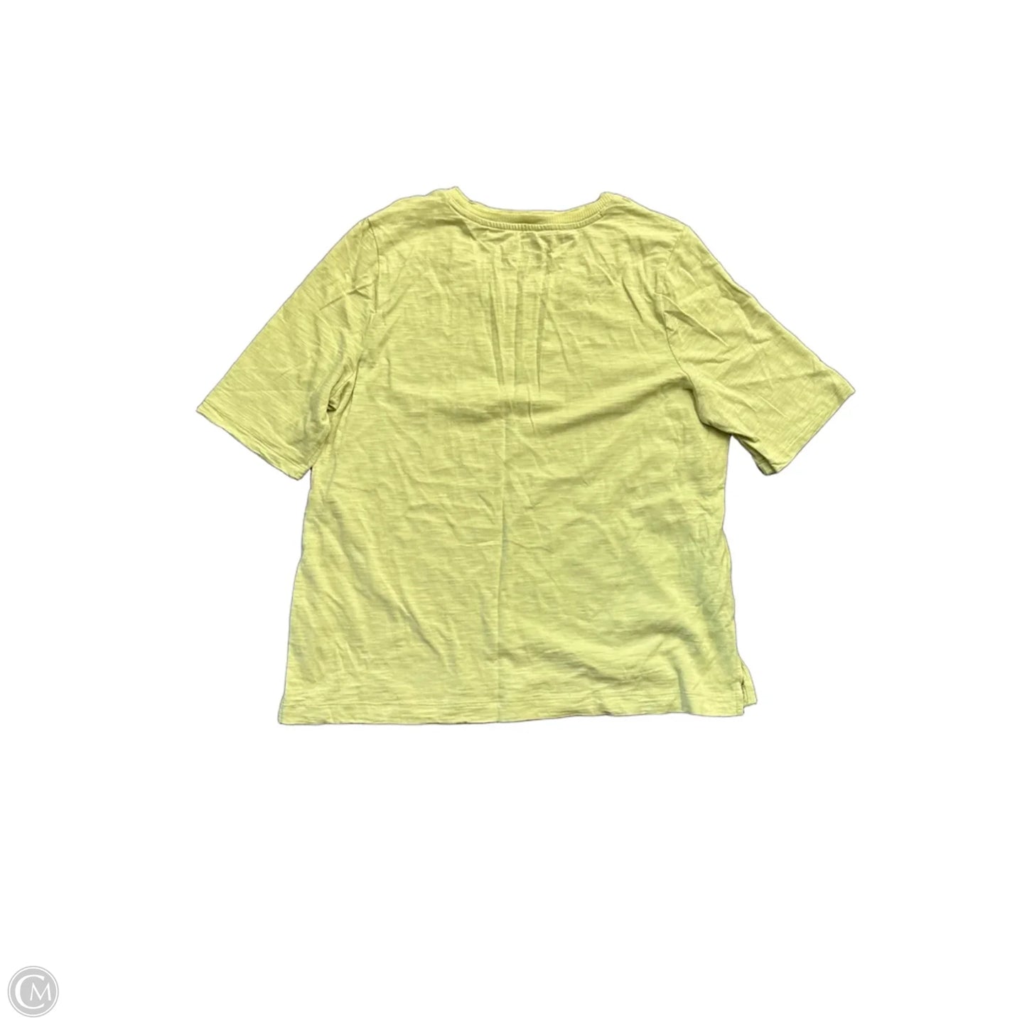 Top Short Sleeve By Chicos In Green, Size: L