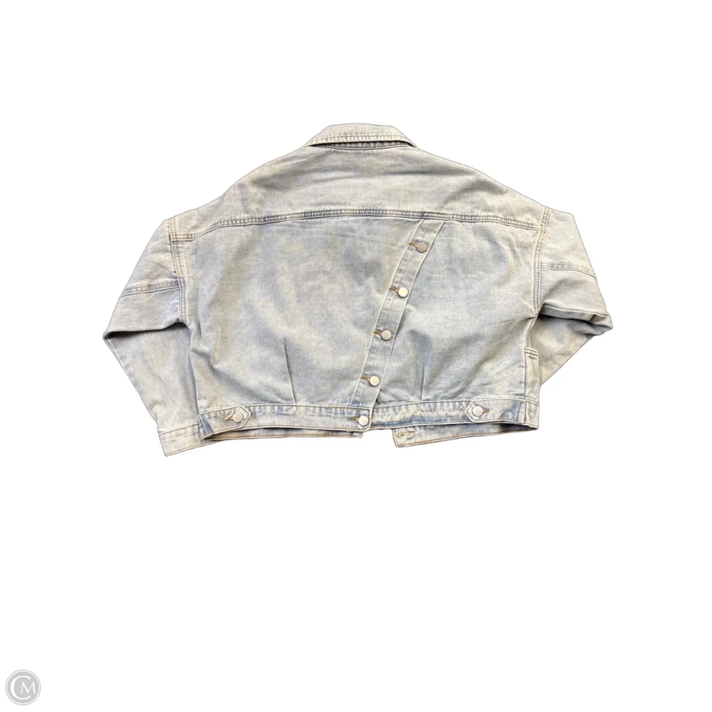 Jacket Denim By Savanna Jane In Blue, Size: M