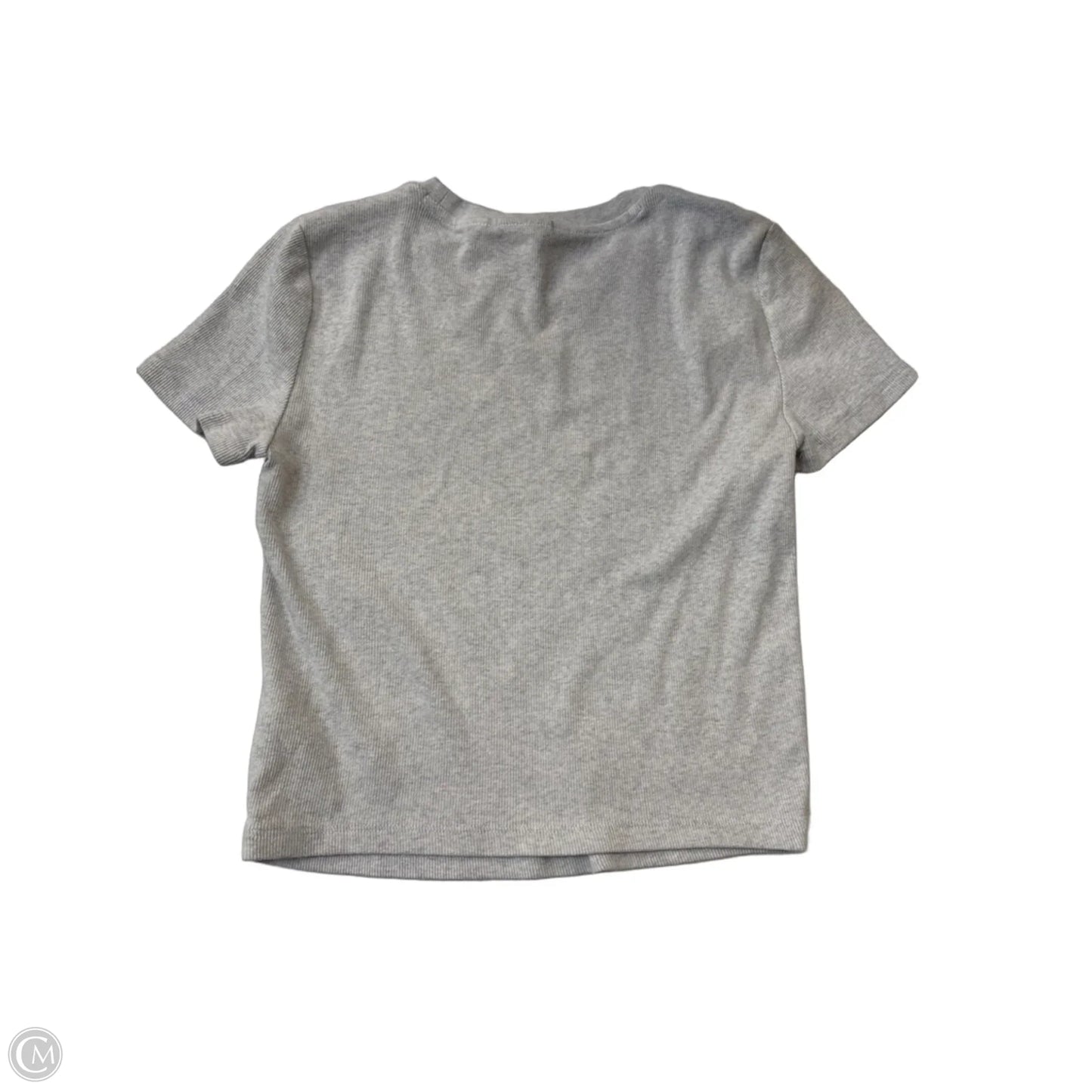 Top Short Sleeve By Tna In Grey, Size: S