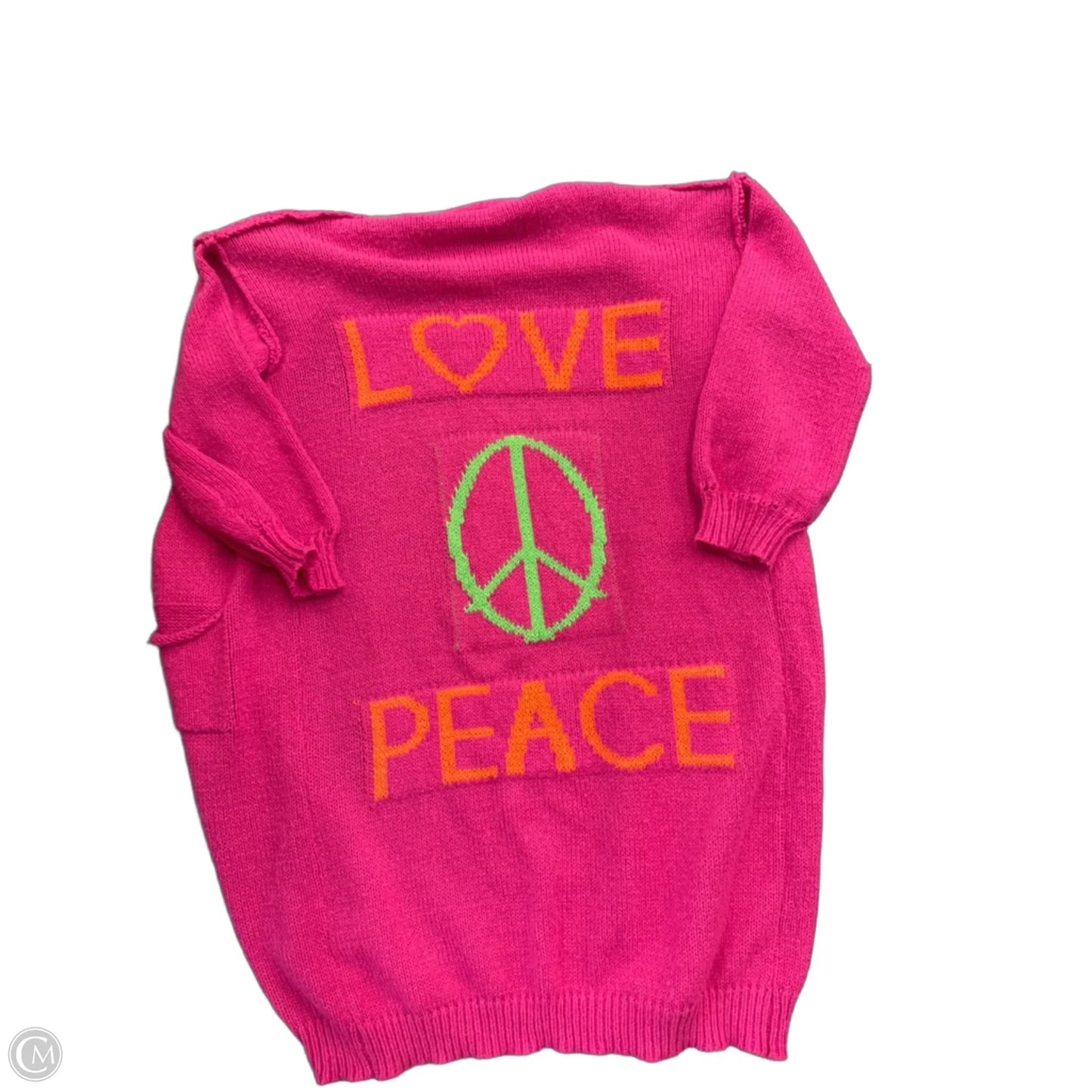 Cardigan By Cmc In Pink, Size: Xl