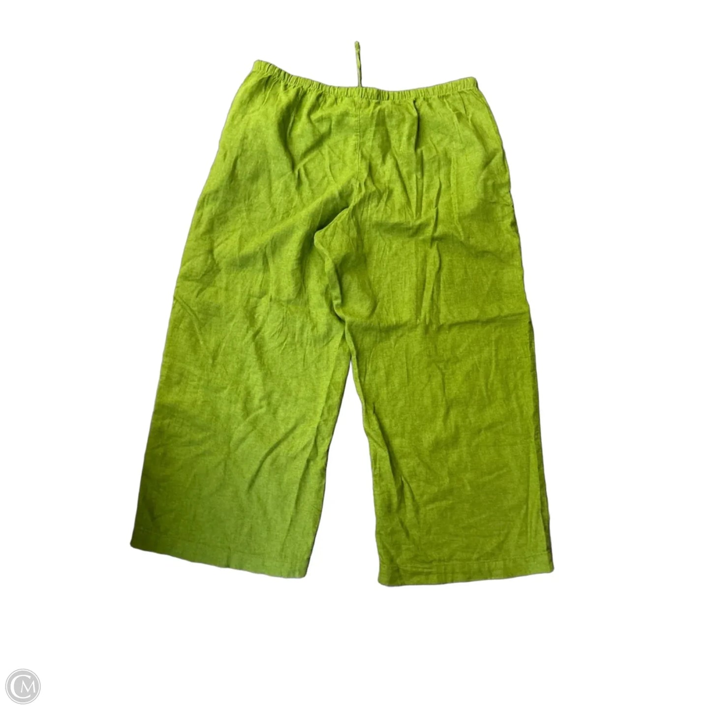Pants Linen By Gap In Green, Size: Xl