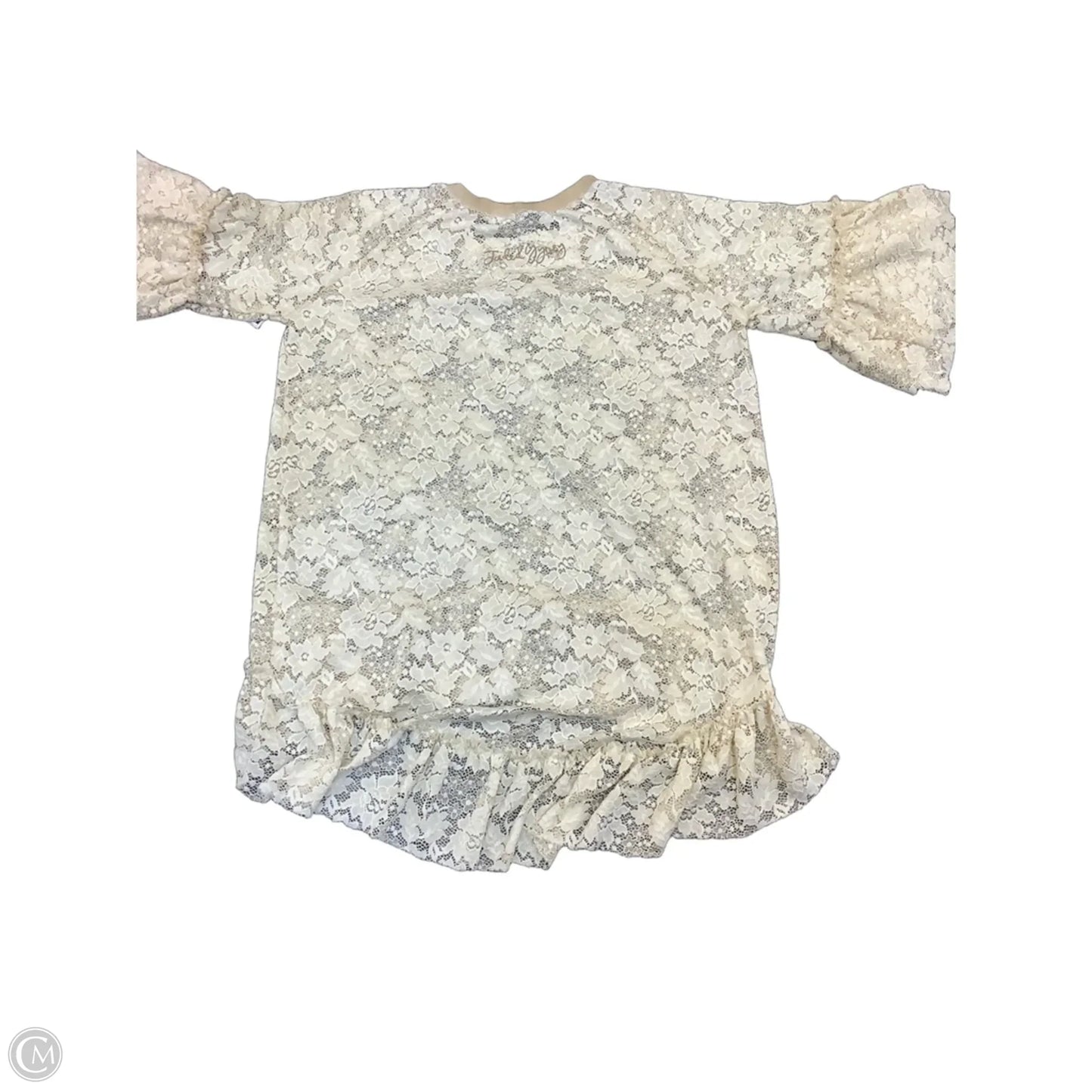 Dress Casual Midi By Clothes Mentor In Beige, Size: L