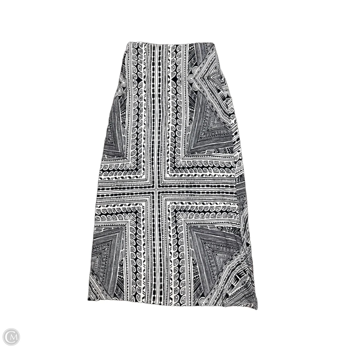 Skirt Maxi By Maeve In Black & White, Size: Xs