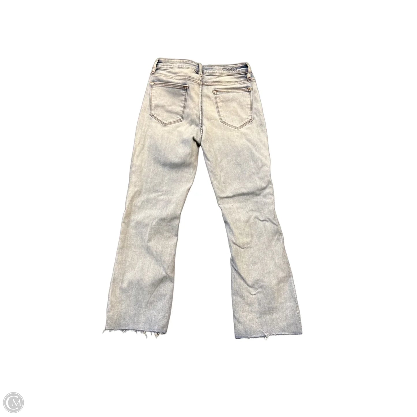 Jeans Cropped By Vigoss In Blue Denim, Size: 8