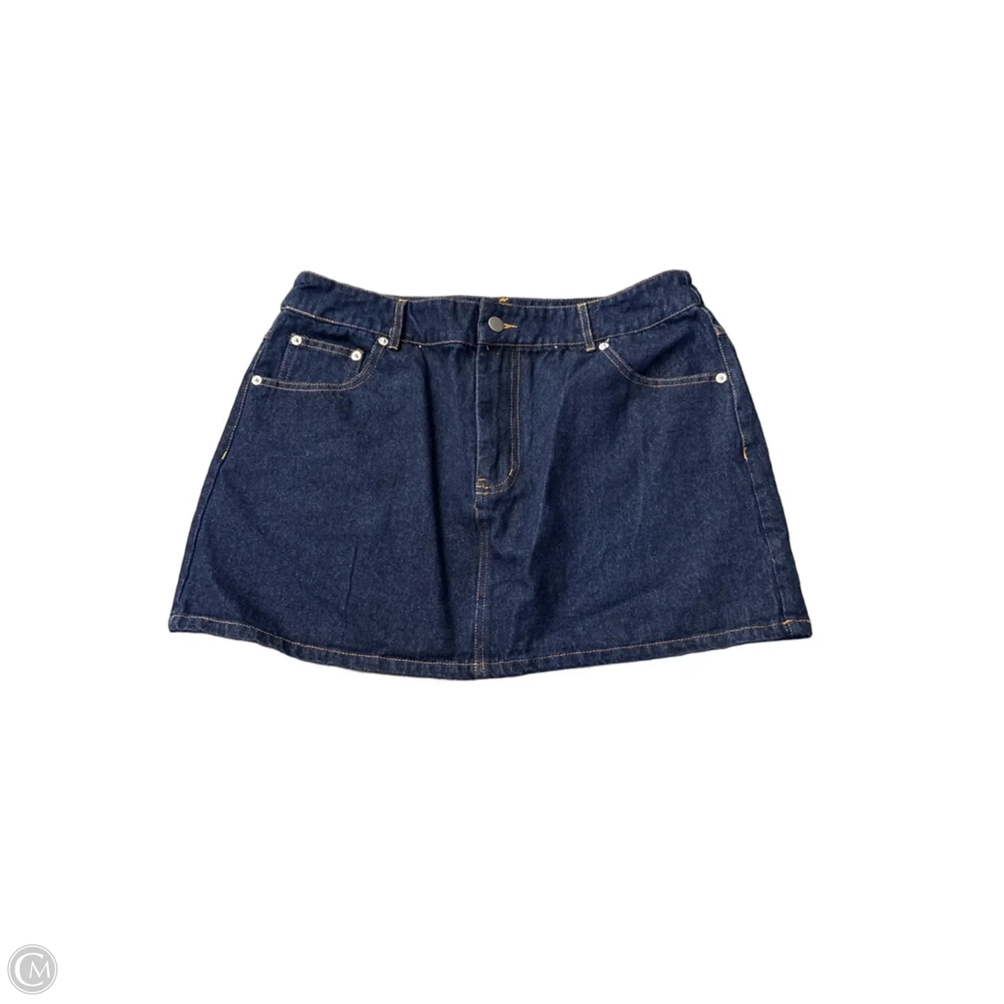 Skirt Mini & Short By Altard State In Blue, Size: Xl