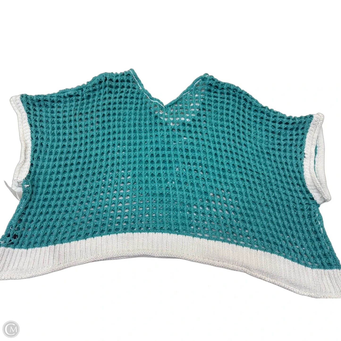 Top 3/4 Sleeve By Pol In Teal, Size: L