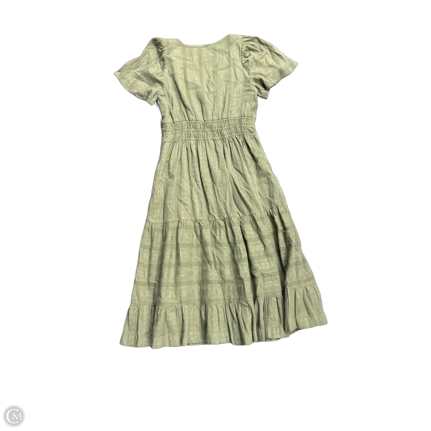 Dress Casual Midi By Anthropologie In Green, Size: S