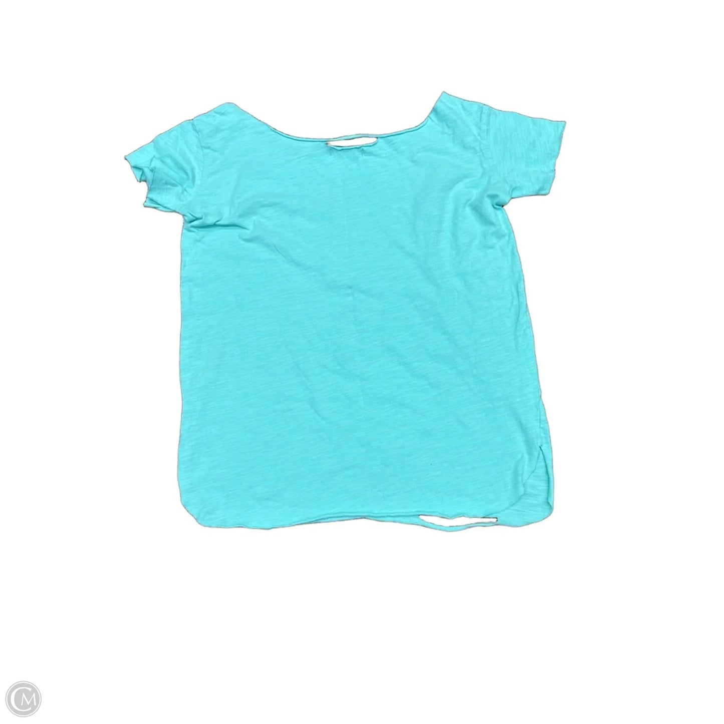 Top Short Sleeve Basic By Cma In Teal, Size: S