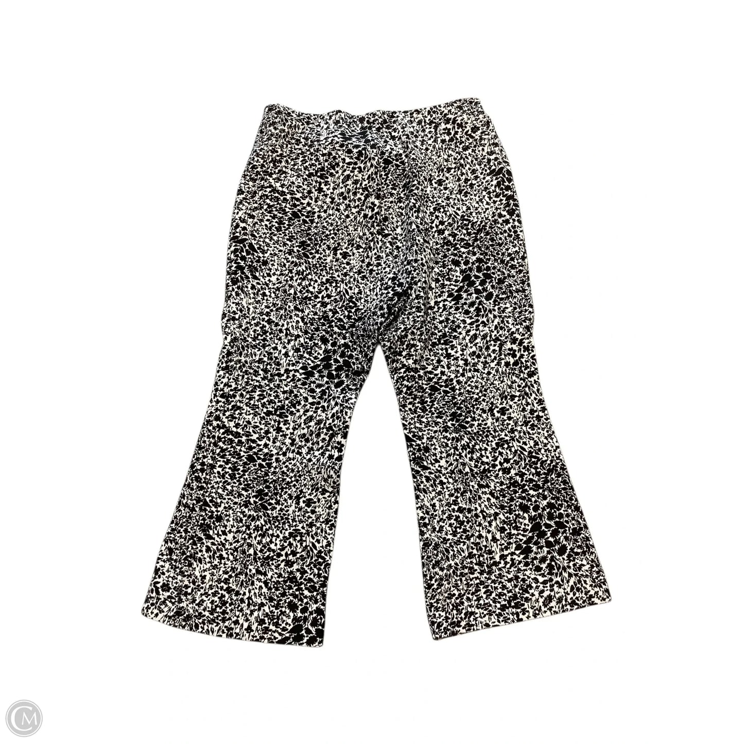 Pants Dress By Maeve In Black & White, Size: 1x