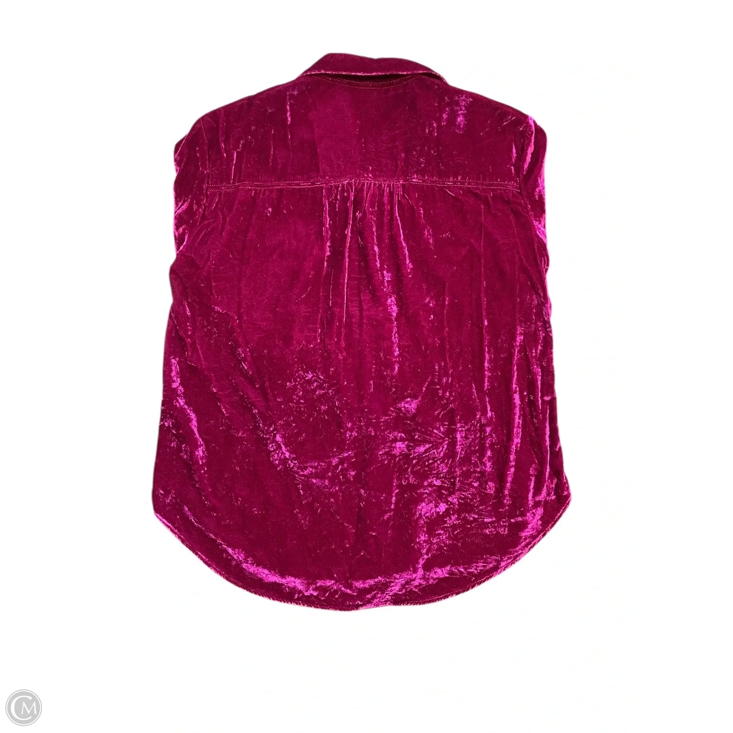 Blouse Long Sleeve By Pilcro In Pink, Size: M