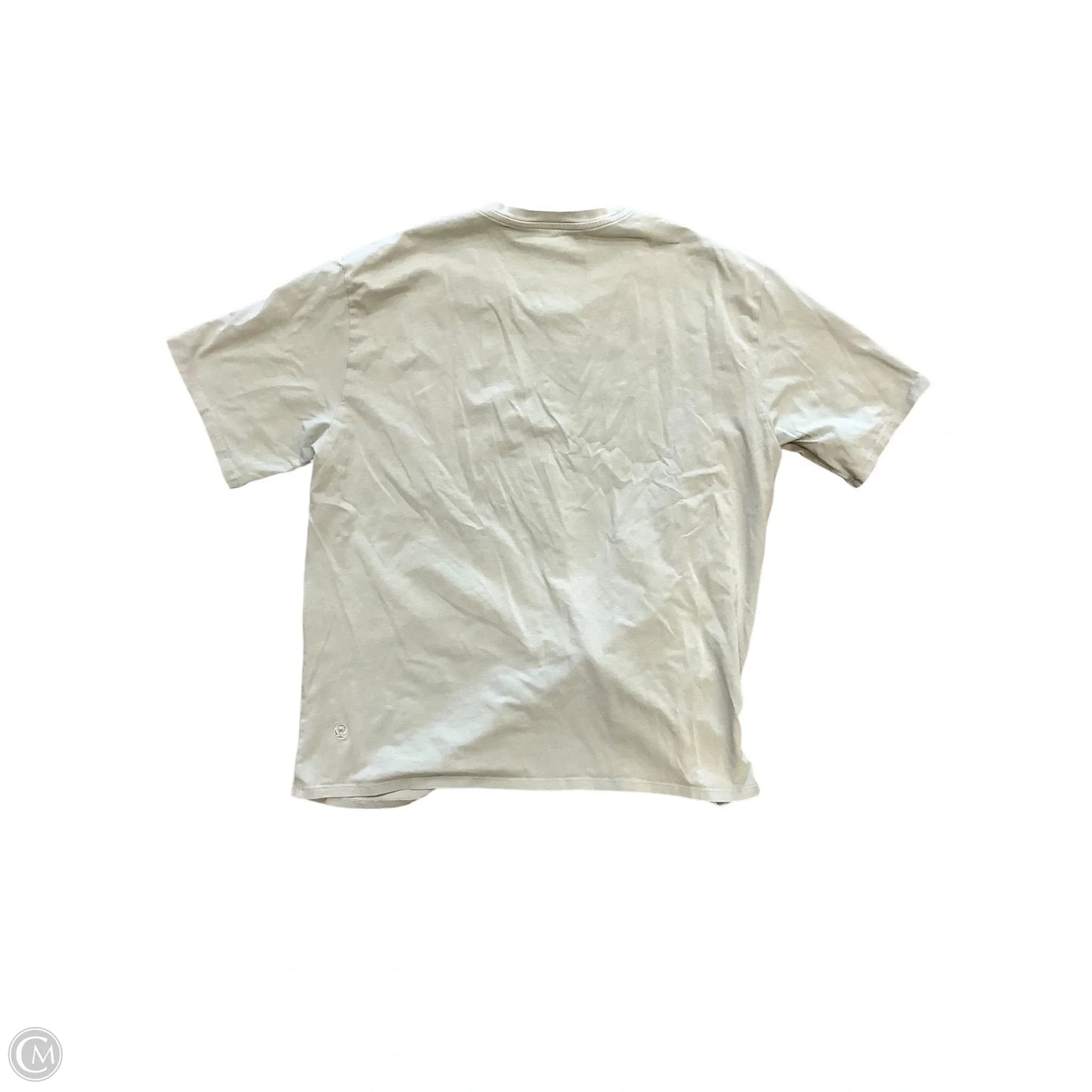 Athletic Top Short Sleeve By Lululemon In Green, Size: Xl
