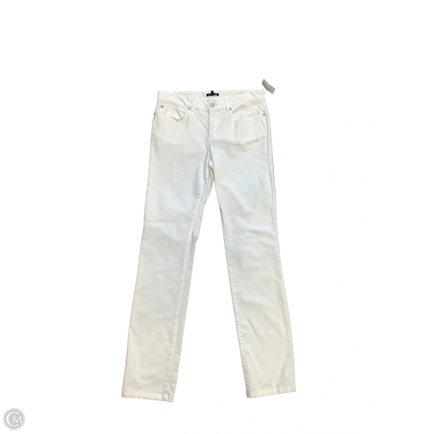 Jeans Skinny By Eileen Fisher In White, Size: 8