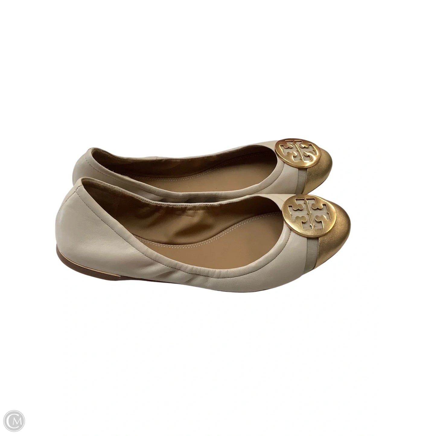 Shoes Designer By Tory Burch In Cream, Size: 8