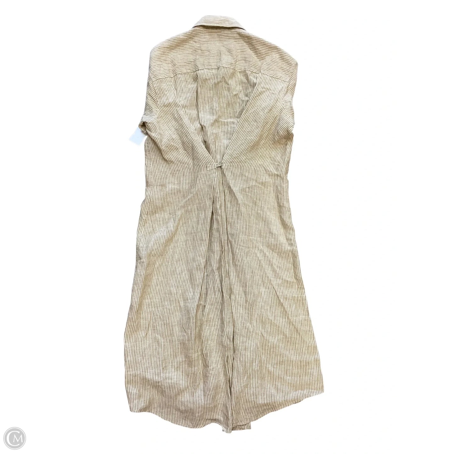 Dress Casual Maxi By Faherty In Tan yellow, Size: Xs
