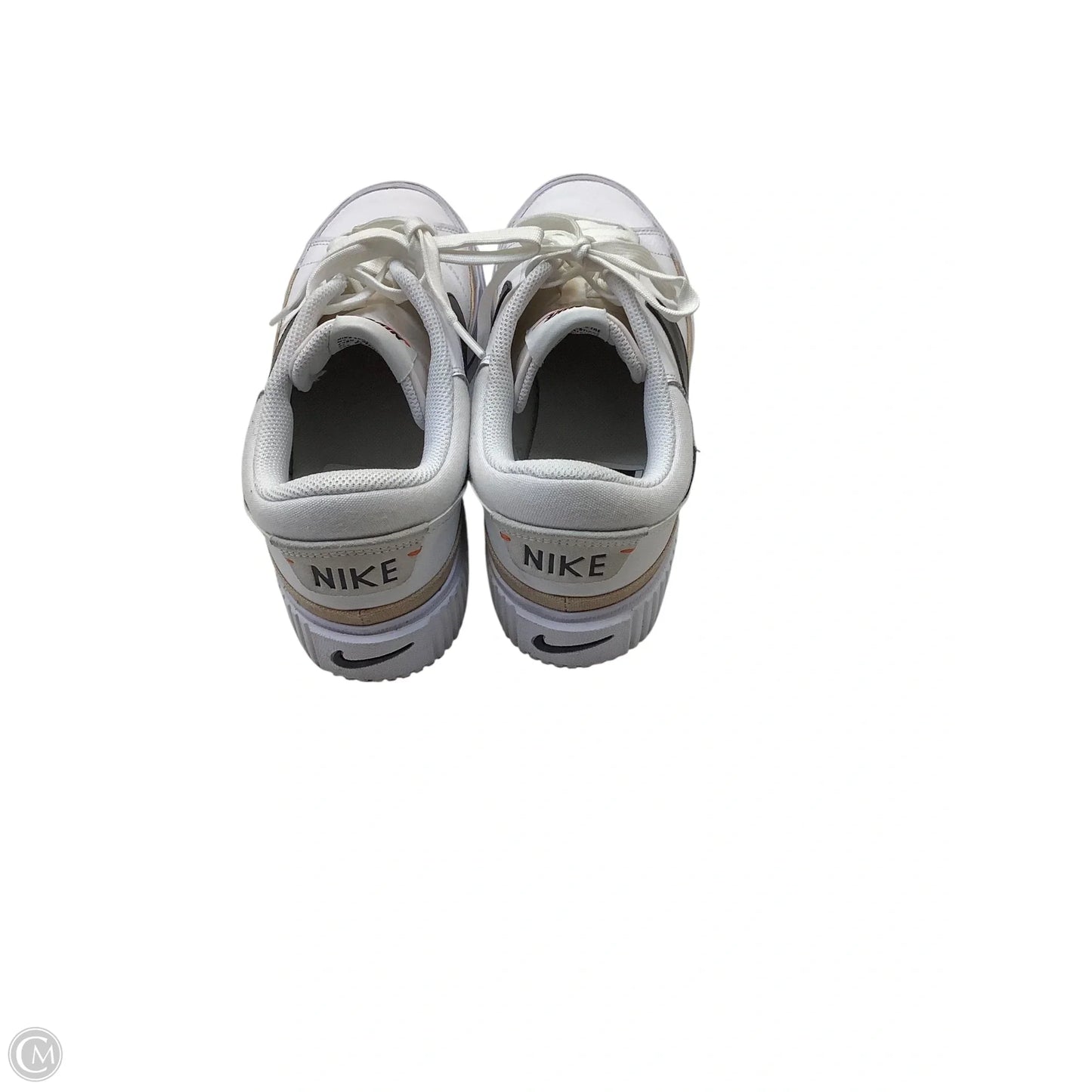 Shoes Athletic By Nike In White, Size: 10