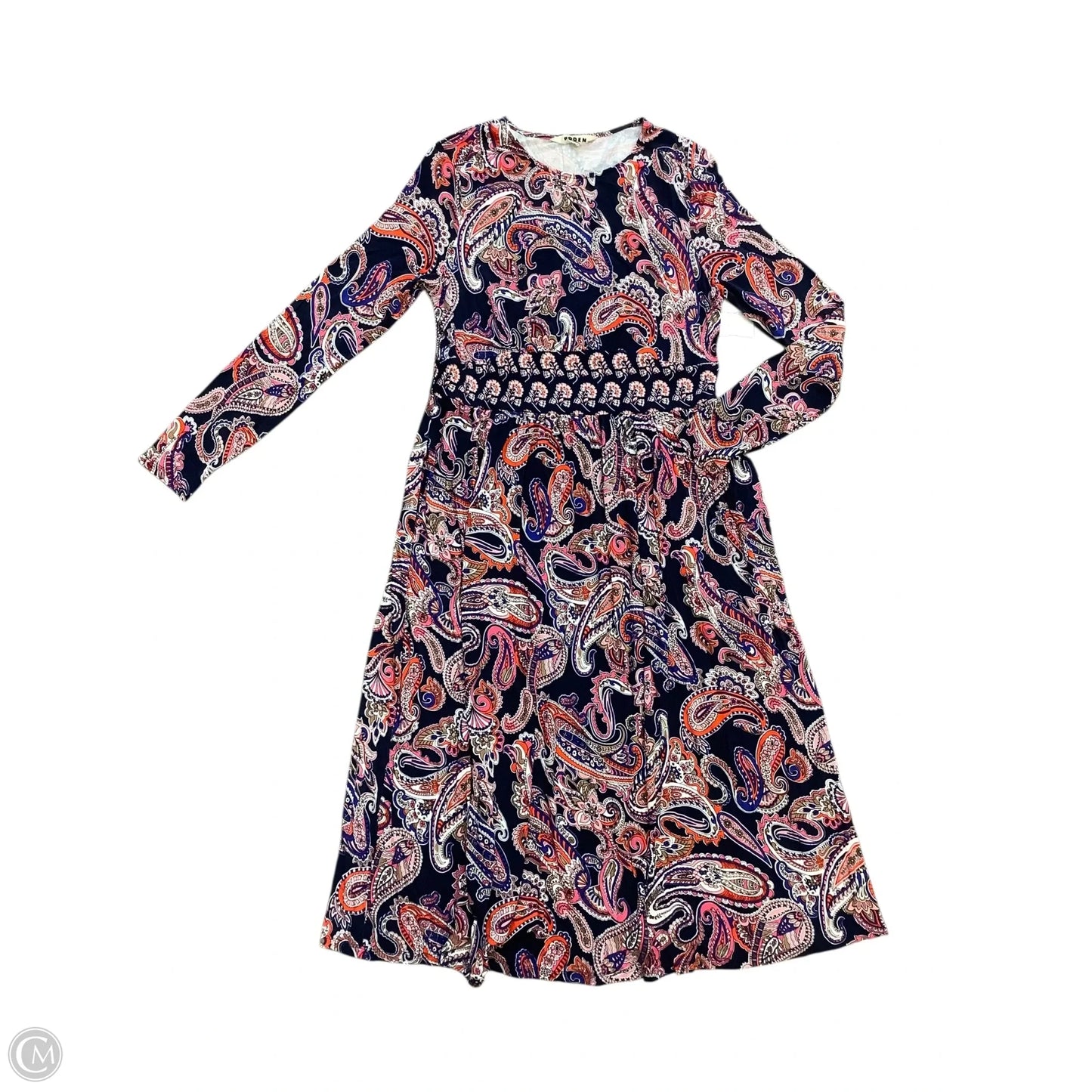 Dress Casual Maxi By Boden In Multi-colored, Size: 10
