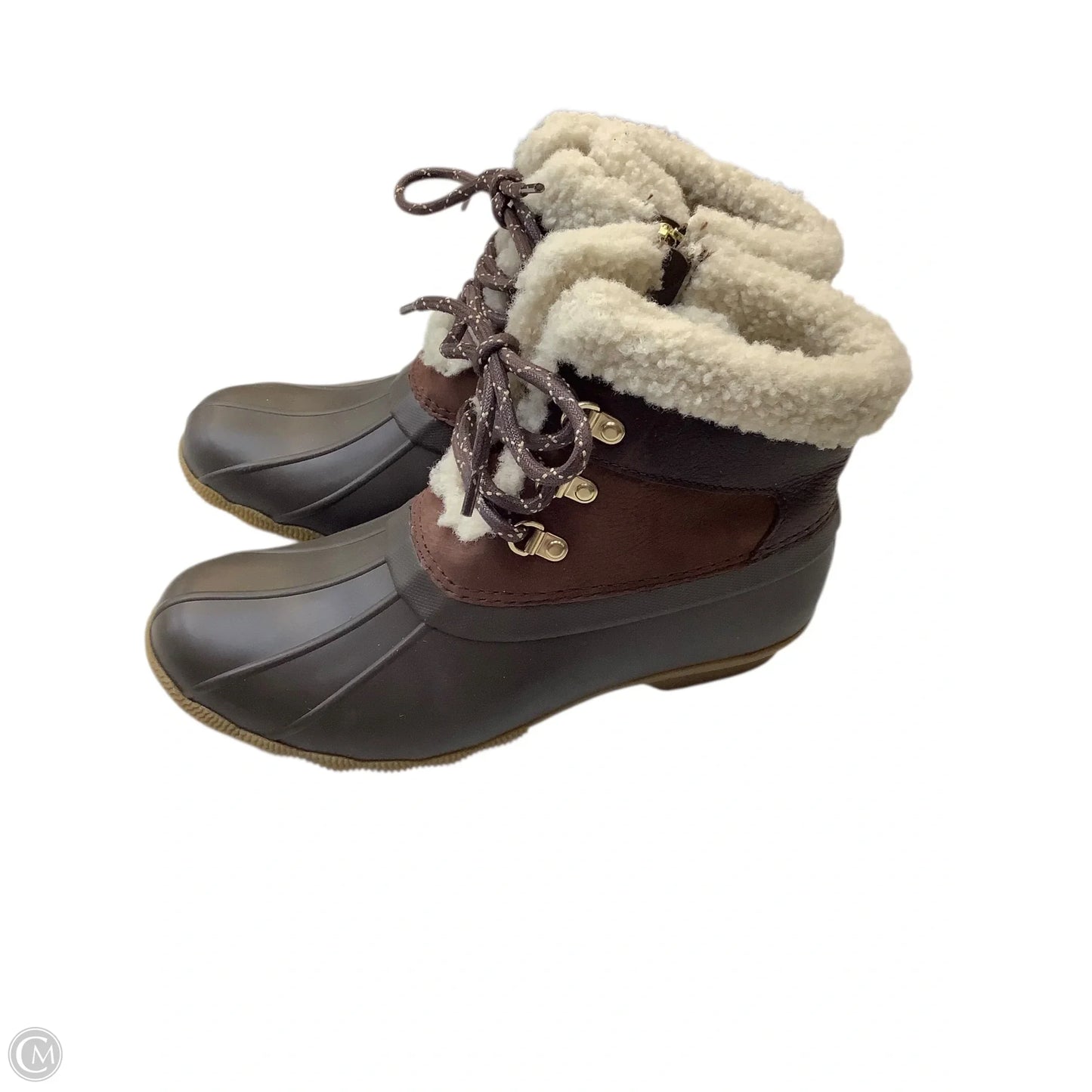 Boots Snow By Sperry In Brown, Size: 8