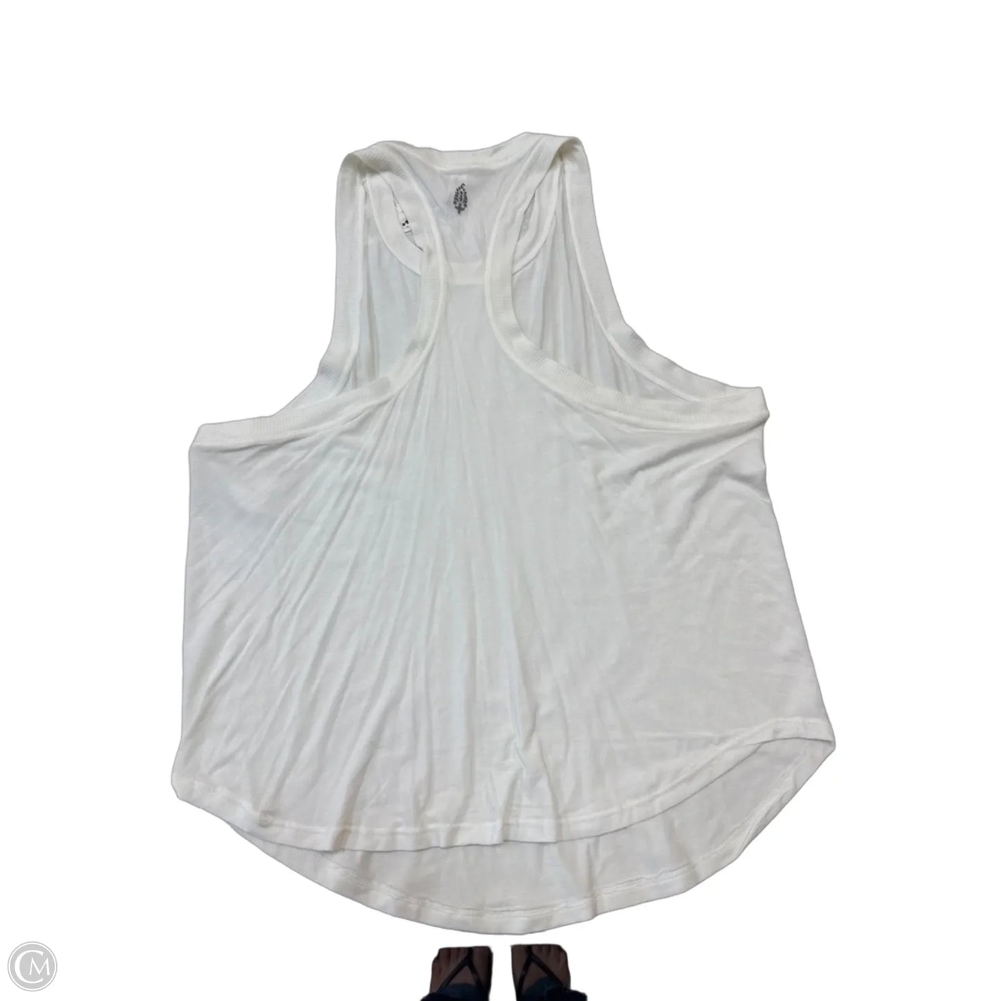 Tank Top By Free People In White, Size: L