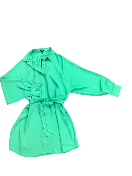 Dress Casual Short By Express In Green, Size: S