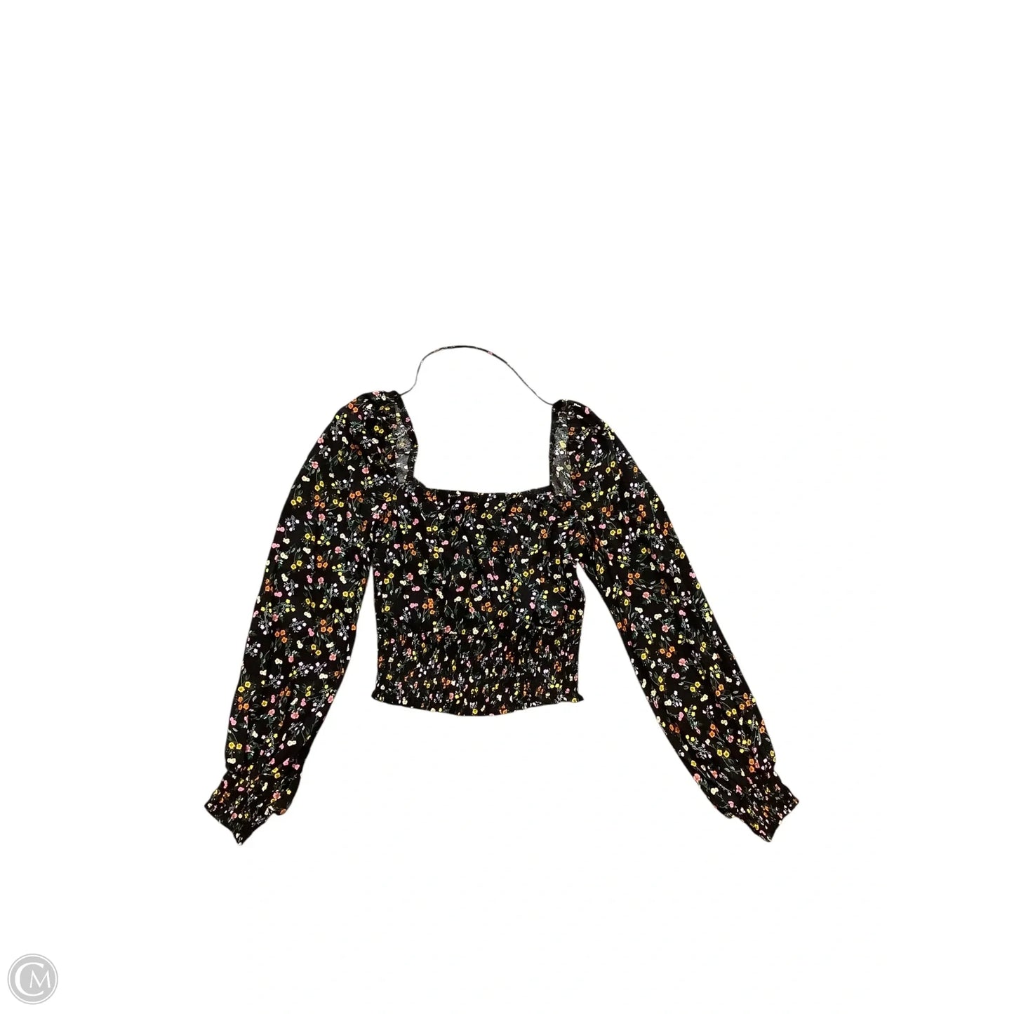 Blouse Long Sleeve By Afrm In Black, Size: S