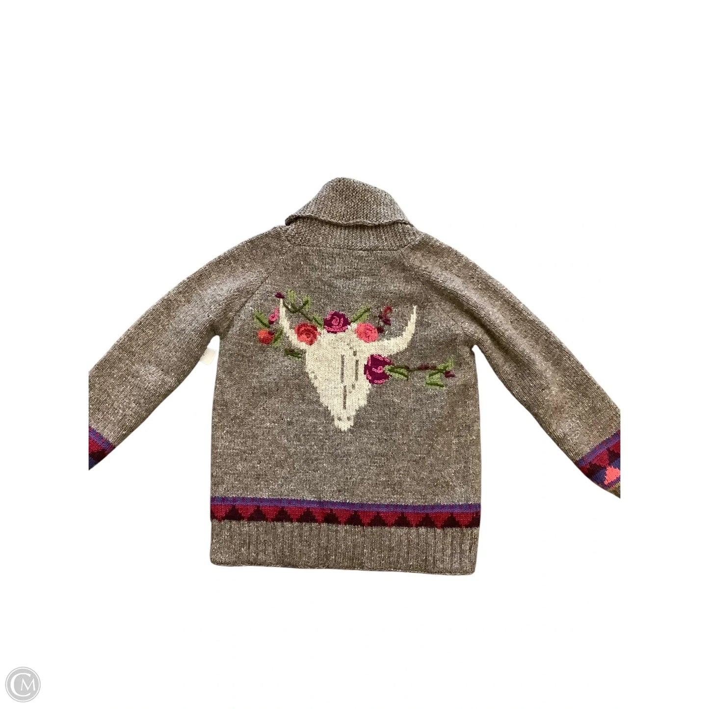 Sweater Cardigan By Cma In Tan, Size: Xs