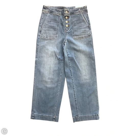 Jeans Wide Leg By Chicos In Blue Denim, Size: 4