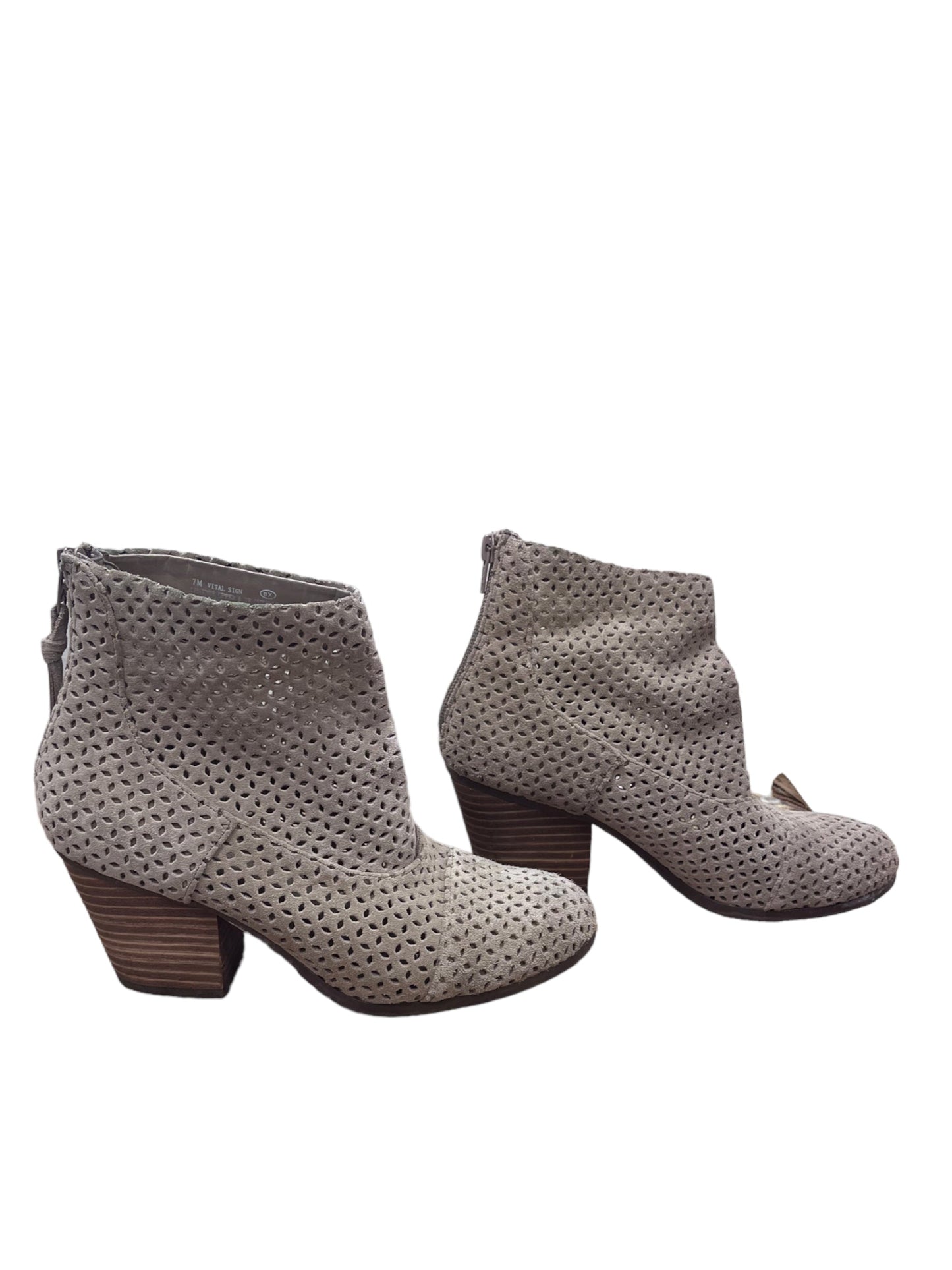 Boots Ankle Heels By Aerosoles Size: 7