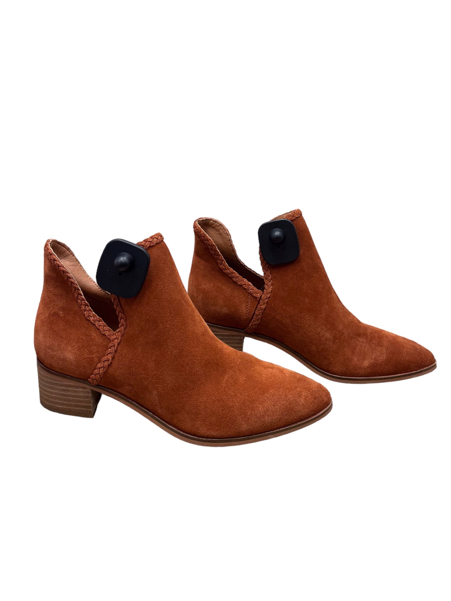 Boots Ankle Heels By Lucky Brand Size: 9.5