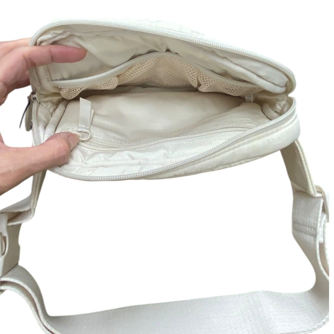 Belt Bag By Pink In Cream, Size:Medium