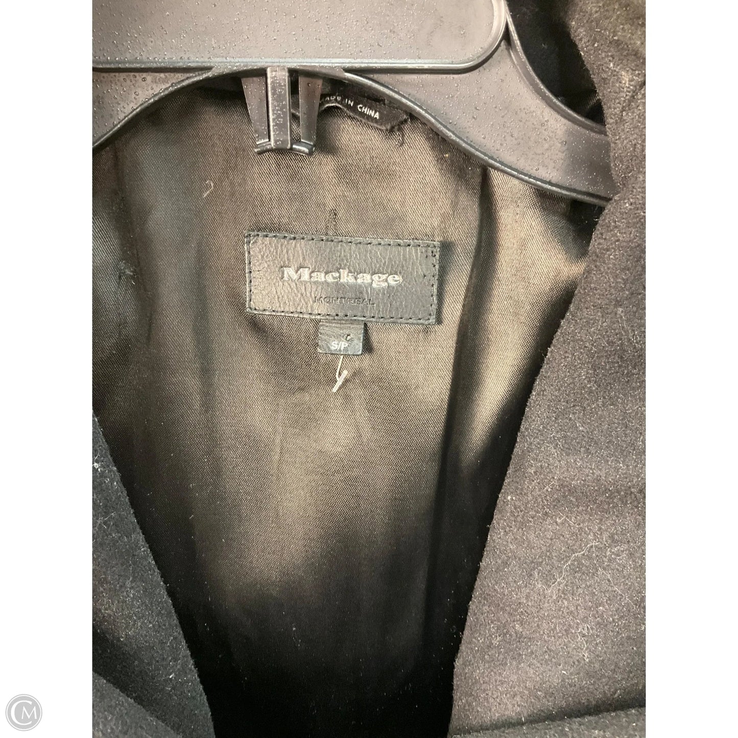 Coat Wool By Mackage In Black, Size: S