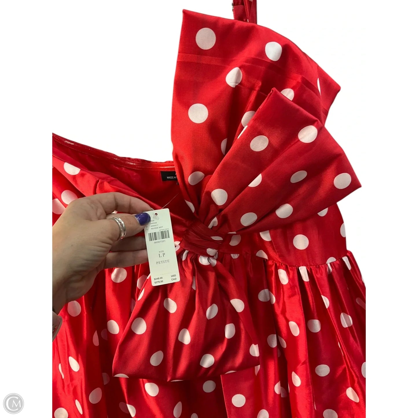 Dress Party Long By Anthropologie In Red, Size: L