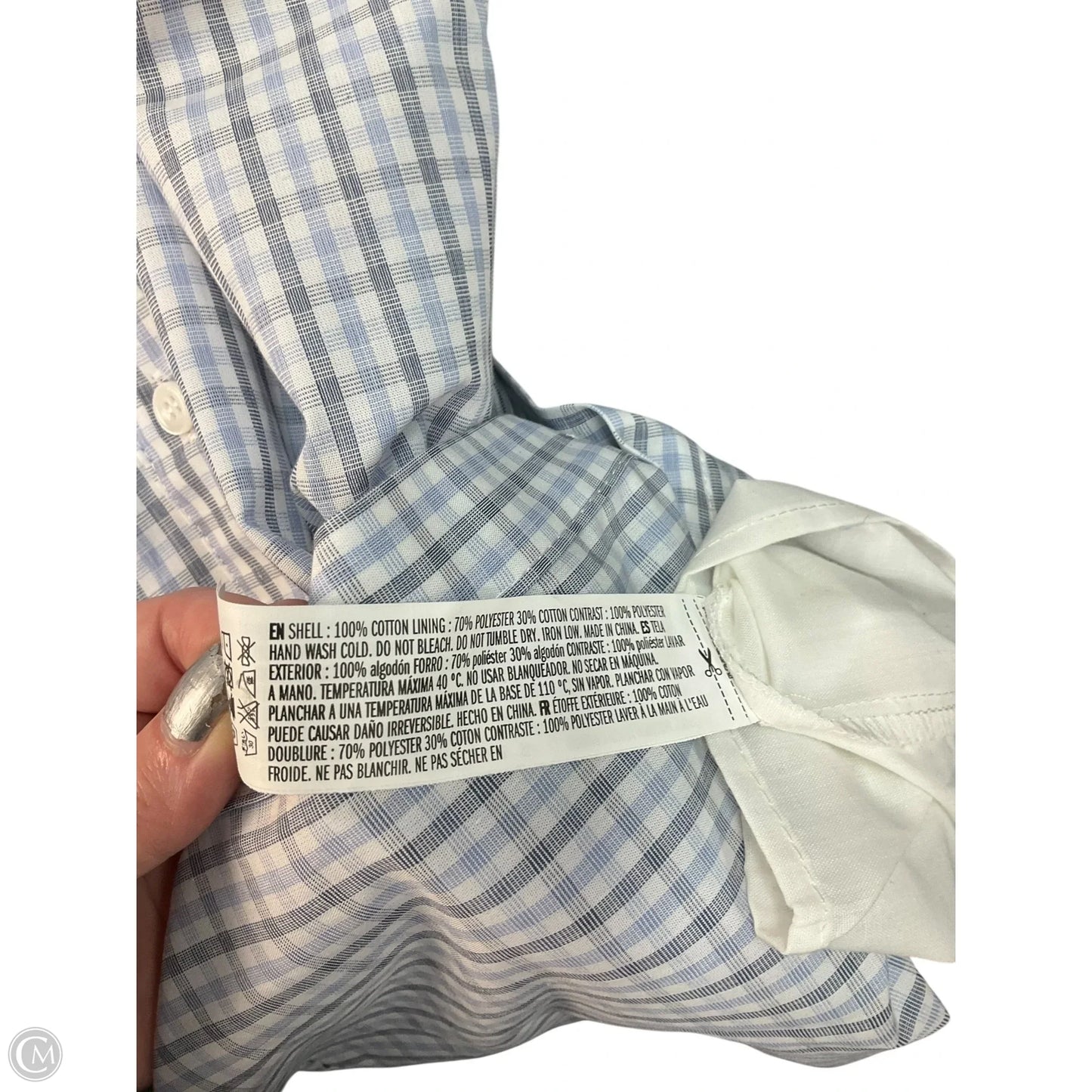 Dress Casual Midi By English Factory In Blue, Size: S