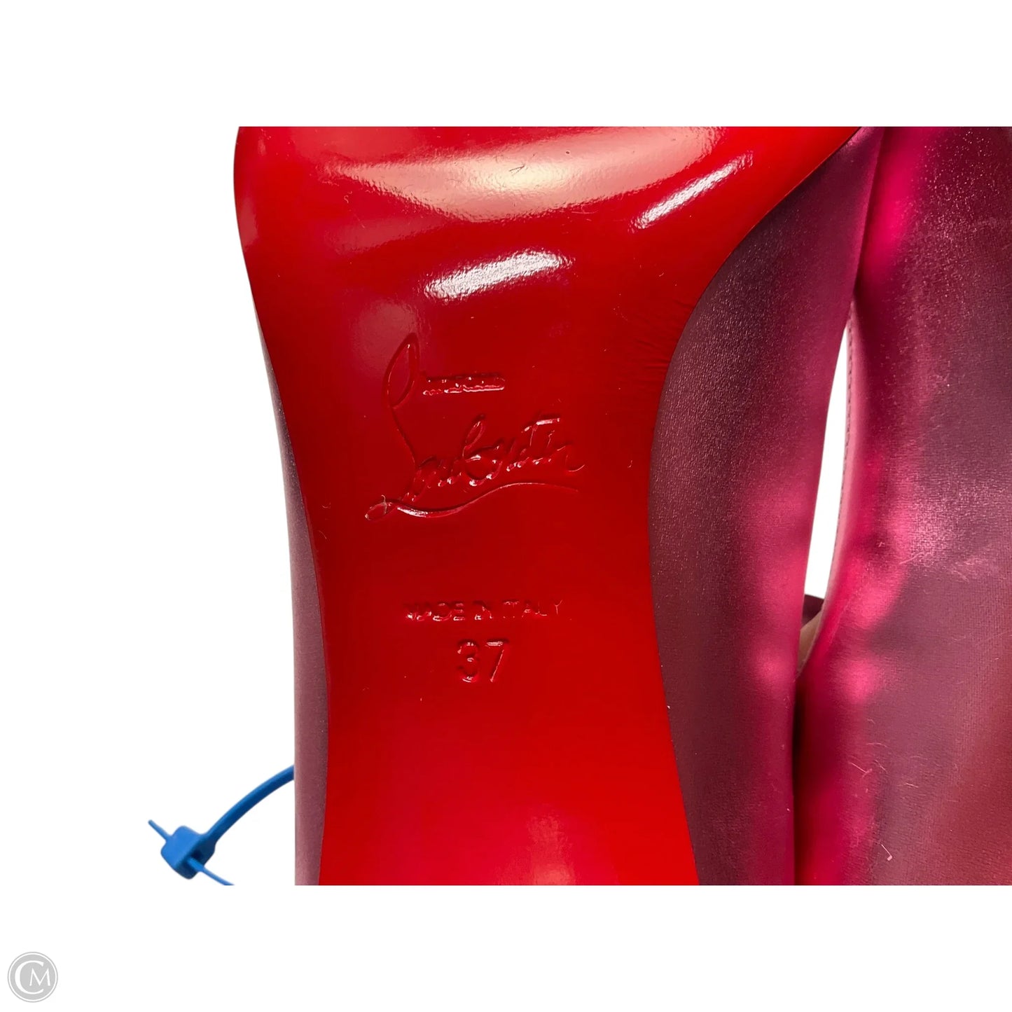 Sandals Luxury Designer By Christian Louboutin In Pink, Size: 7