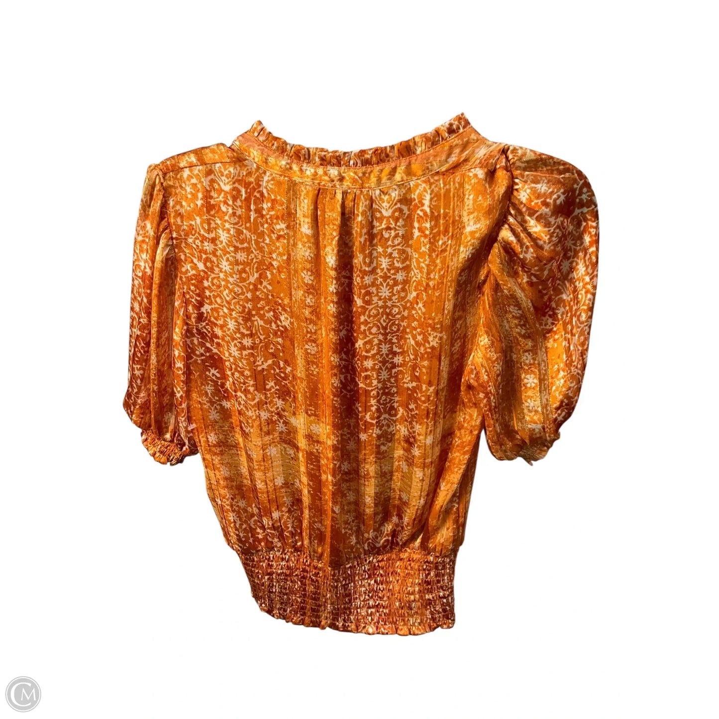 Top Short Sleeve By Rachel Zoe In Orange, Size: Xs