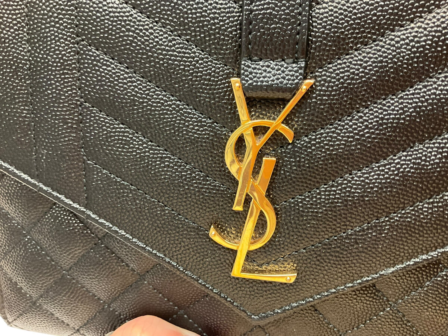Wristlet Luxury Designer By Yves Saint Laurent Size: Small
