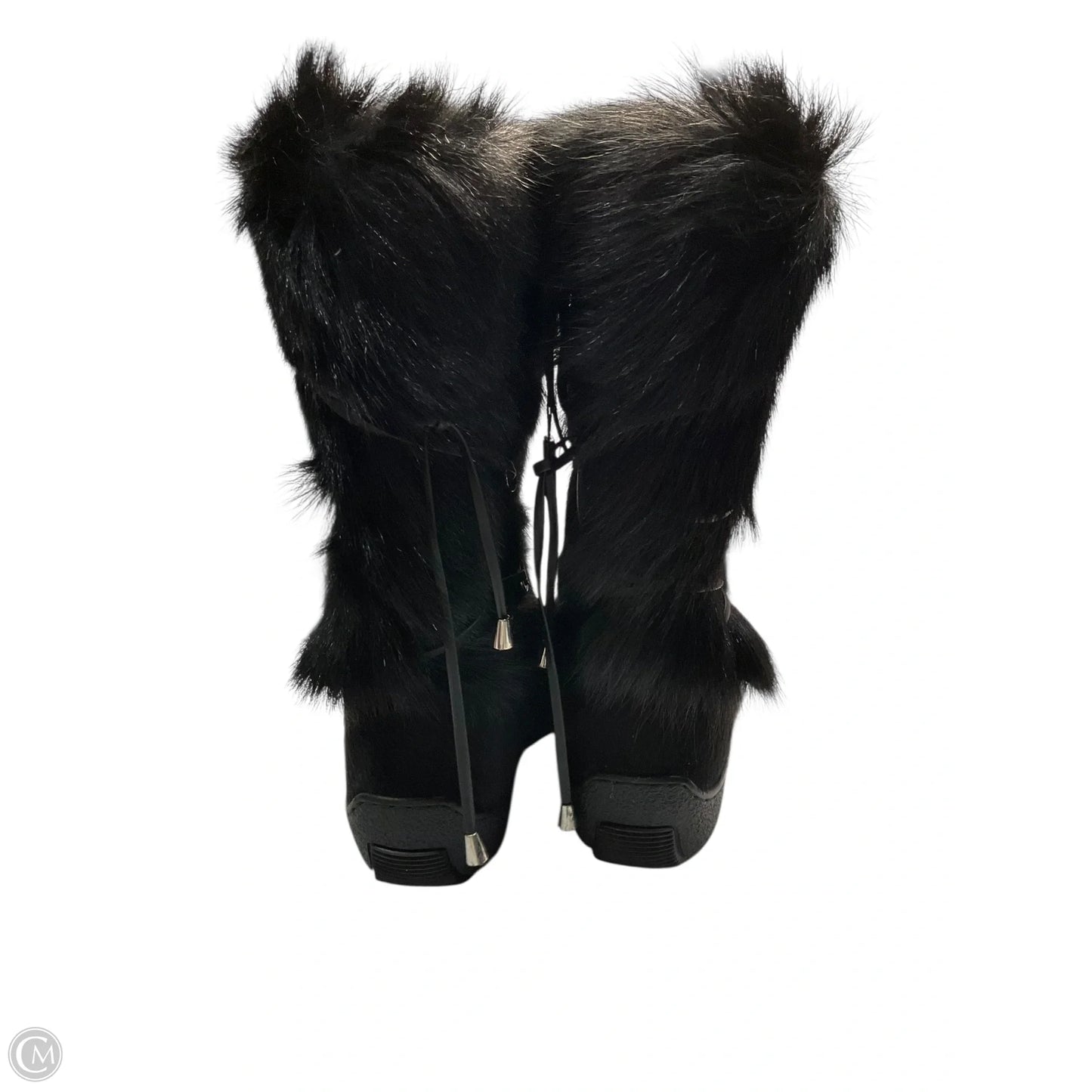 Boots Designer By Neiman Marcus In Black, Size: 8.5